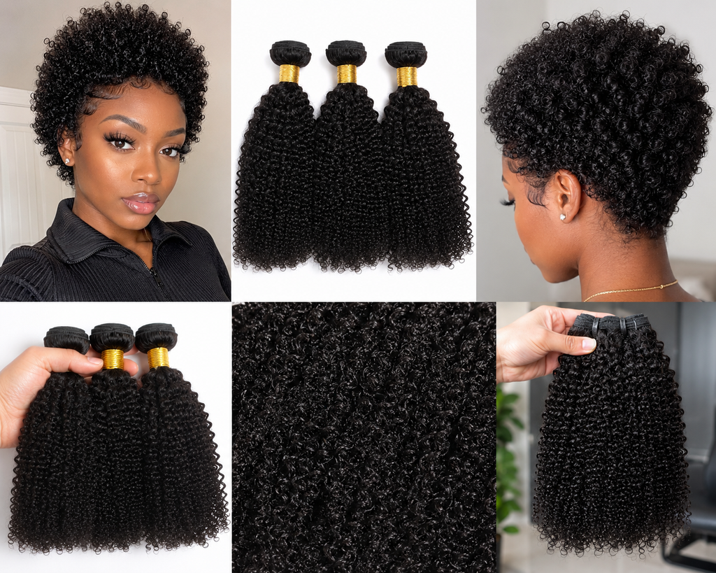 Kinky Curl 100% Virgin Hair Bundles