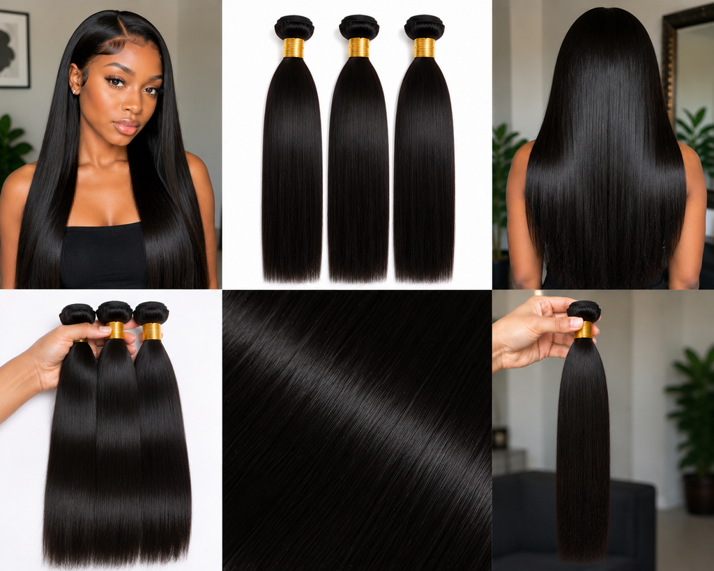 Straight 100% Virgin Hair Bundles