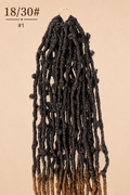 Locks Crochet Synthétiques Premium | Faux Dreadlocks Faciles à Poser