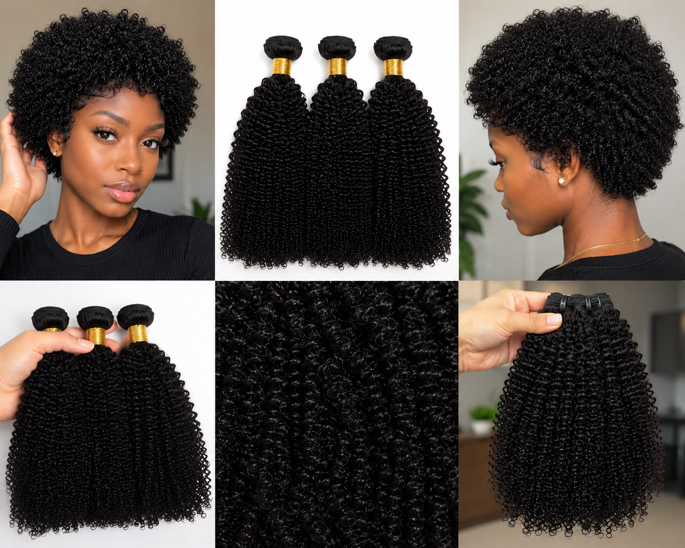 Coily Curl 100% Virgin Hair Bundles