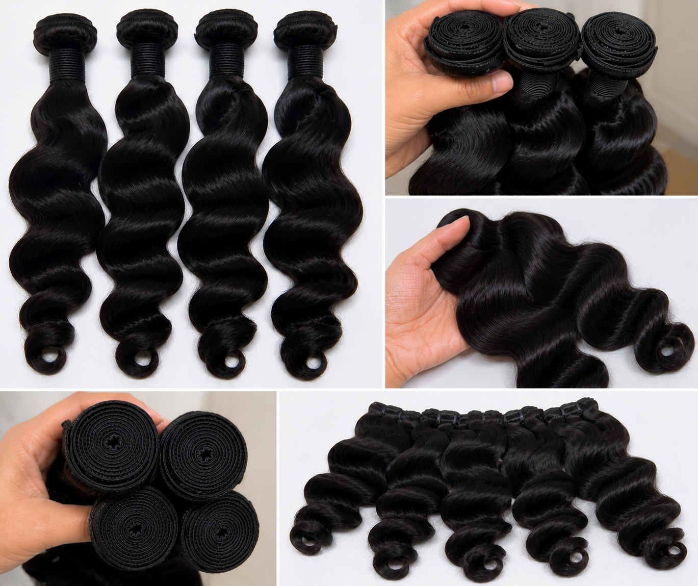 Loose Wave 100% Virgin Hair Bundles