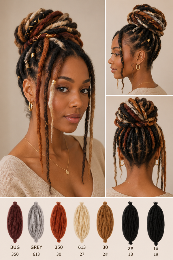 Locks Synthétiques Premium | Dreadlocks & Tresses Haute Qualité