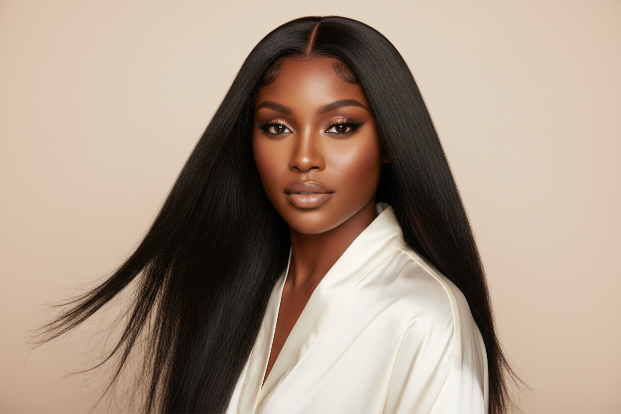 Option A — Lace front lisse